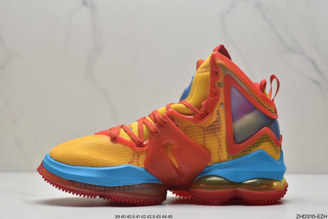 300 耐克NK LeBron 19 黑白蓝．詹姆斯总冠军战靴 DC9342-100