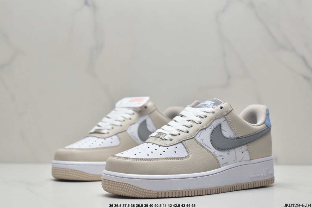 160 真标耐克Nike Air Force 1 打造纯正空军版型专注外贸渠道 DR7857-100