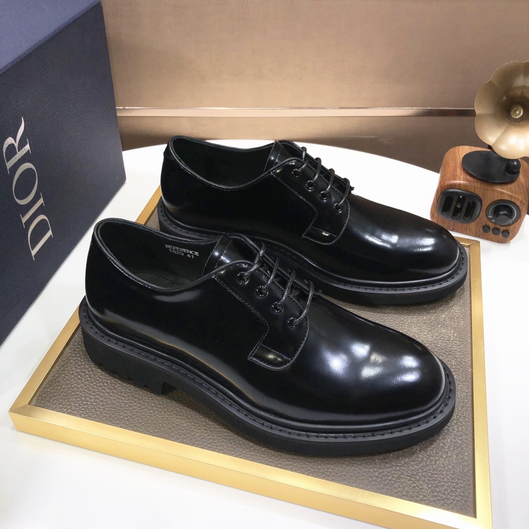 K5 迪奥 Dior高端貨 牛里 原單品質Dior —🆘.迪奧 原單代購、高端皮鞋、面料：採用意大利進口開邊珠牛皮➕水染牛里/牛皮里➕特供原版大底、做工精細、實物拍攝🎬