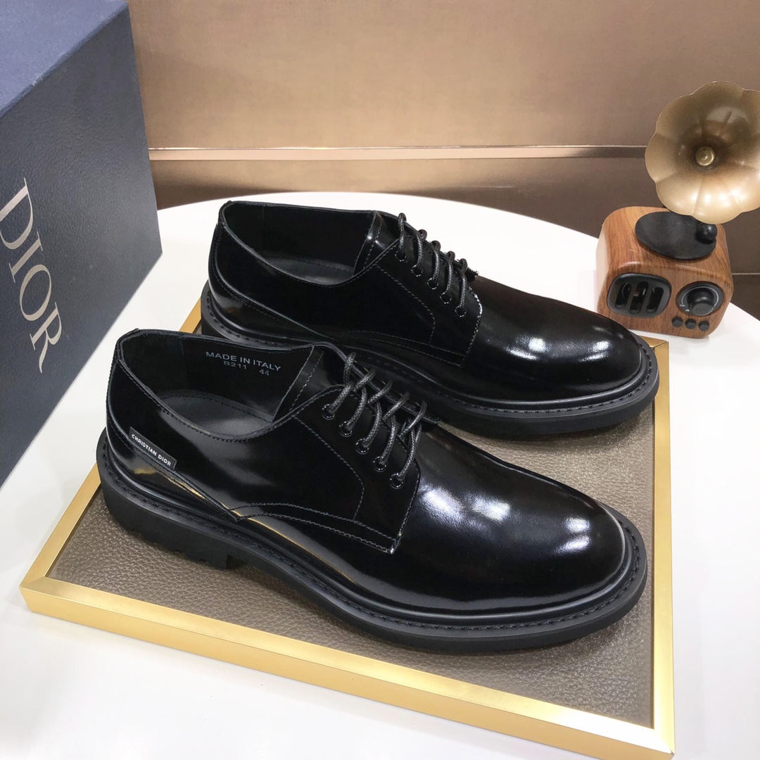 K5 迪奥 Dior高端貨 牛里 原單品質Dior —🆘.迪奧 原單代購、高端皮鞋、面料：採用意大利進口開邊珠牛皮➕水染牛里/牛皮里➕特供原版大底、做工精細、實物拍攝🎬