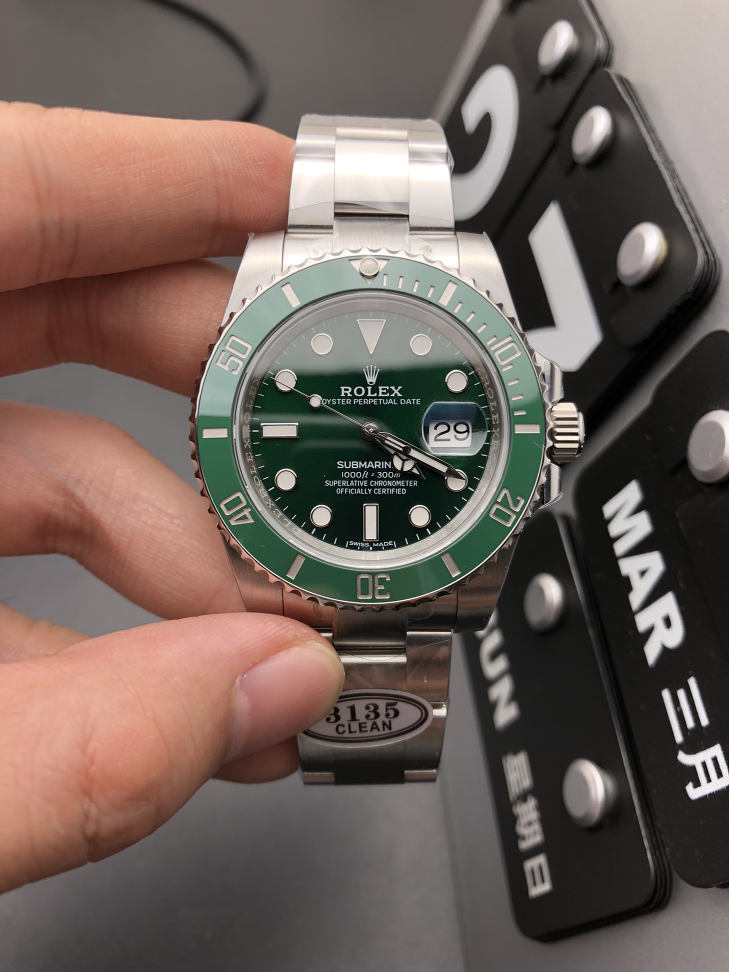 Rolex 3135绿鬼