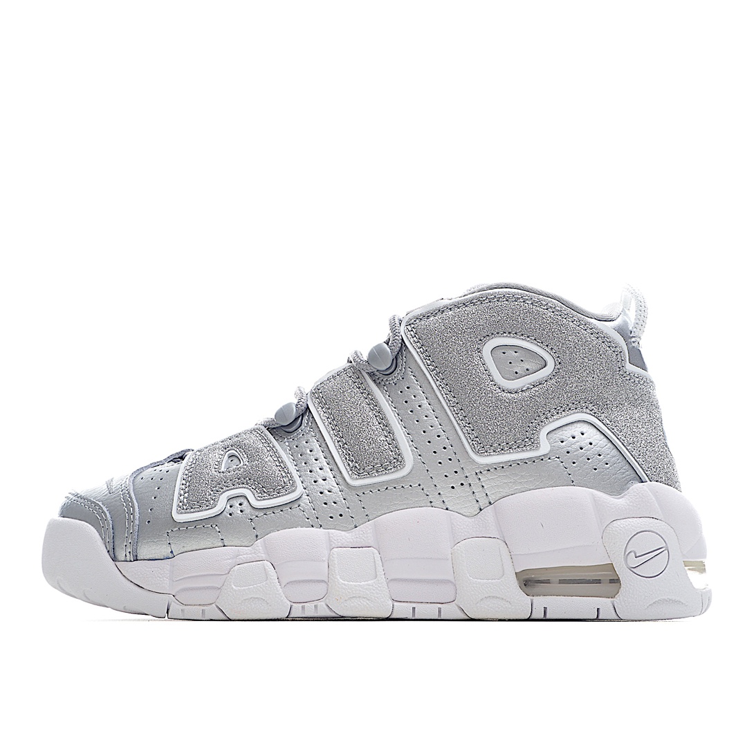 H0 公司级 Nike Air More Uptempo OG耐克 皮蓬全掌气垫篮球鞋原楦原档案开发版型采用一致牛培革鞋面材质市面最为修正全掌真气垫模具可视全掌透明中底气垫
