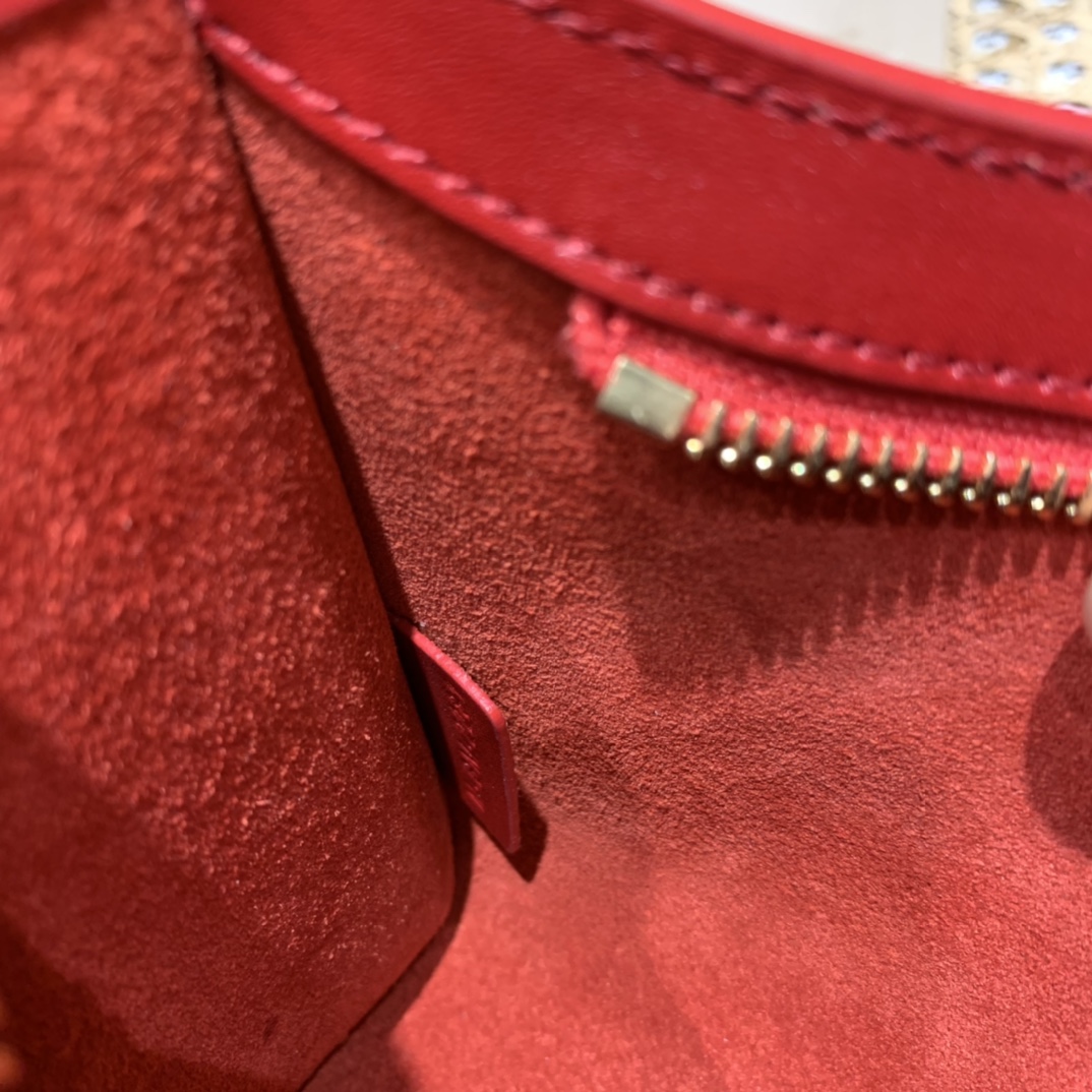 CELINE CUIR TRIOMPHE 24CM BAG 腋下包 198153大红色