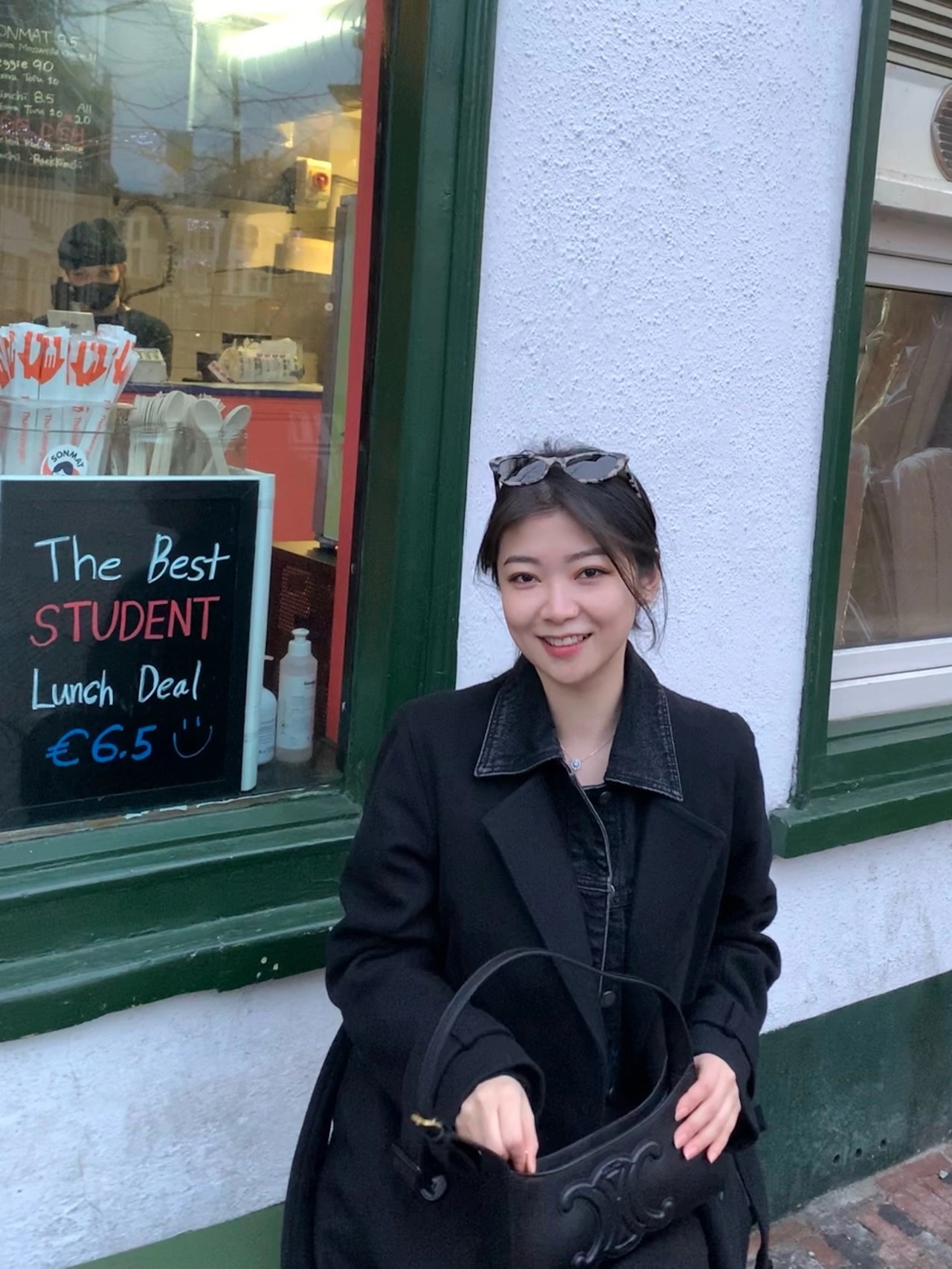 CELINE CUIR TRIOMPHE 24CM BAG 腋下包 198153黑色