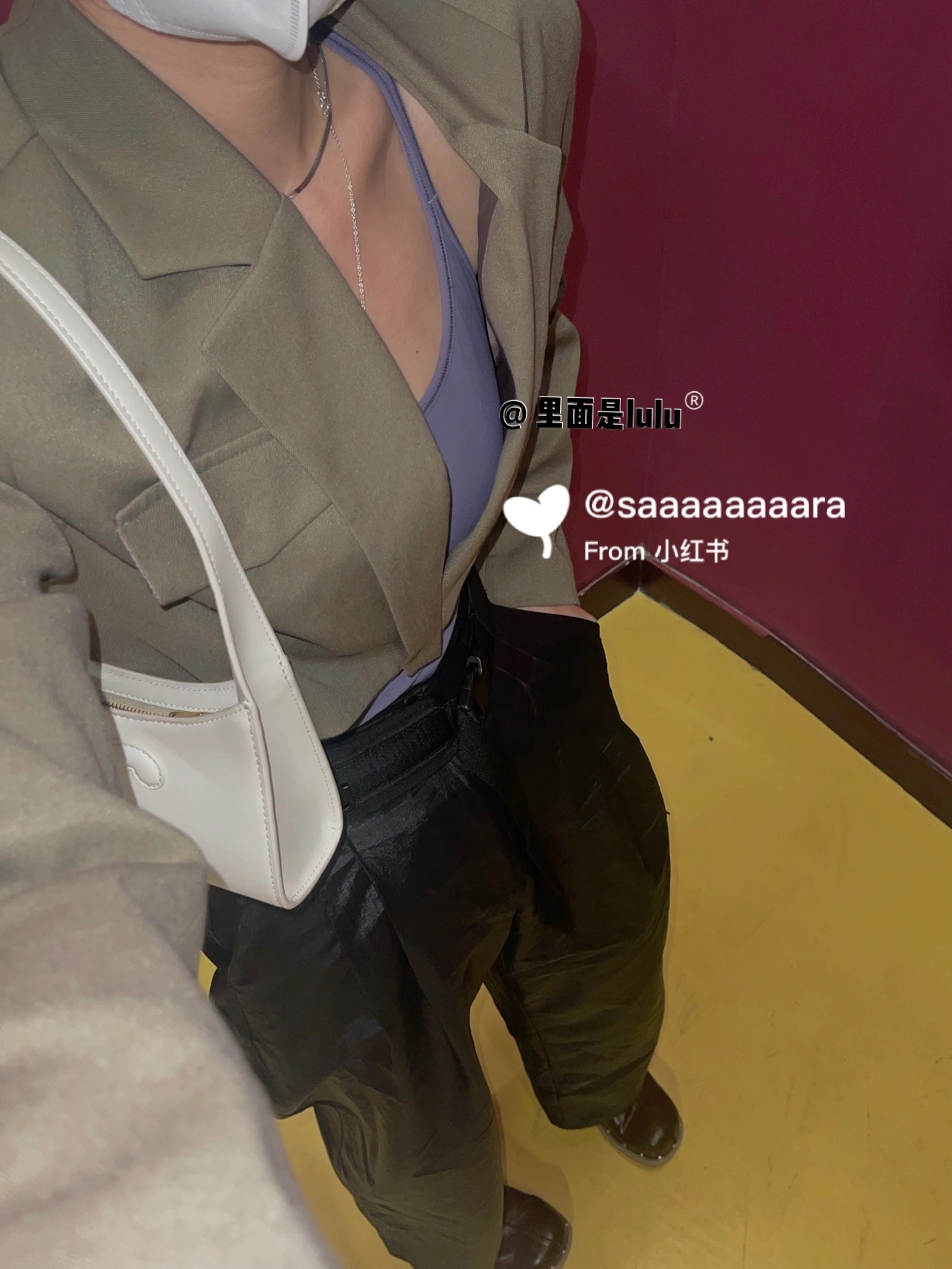 CELINE CUIR TRIOMPHE 24CM BAG 腋下包 198153白色