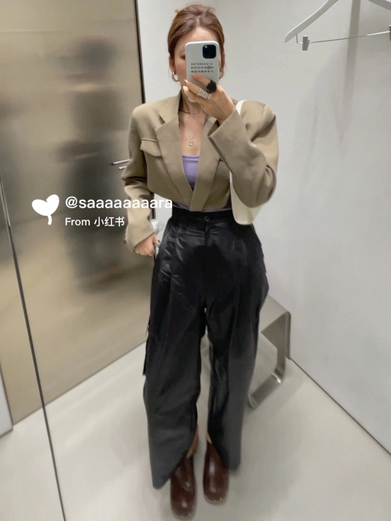 CELINE CUIR TRIOMPHE 24CM BAG 腋下包 198153白色