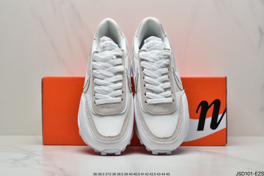 200 Undercover x Sacai × Nike LDWaffle 三方联名走秀款解构双底双勾双鞋舌华夫复古慢跑鞋 DV0073