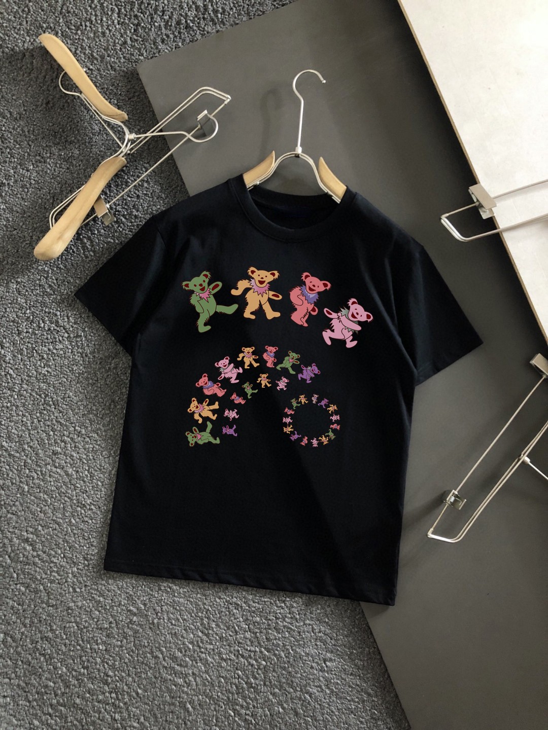 Camiseta de manga corta estampada más nueva de OFF, camiseta de manga corta original de mostrador de 230 gramos de alta…