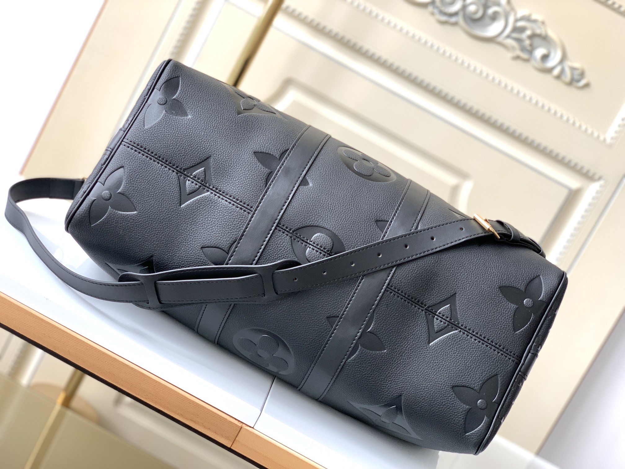  顶级原单 半钢五金 动态芯片 M45532本款 Keepall BANDOULIÈRE 45 旅行袋为