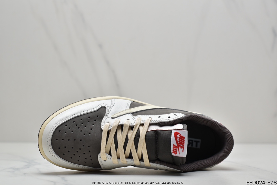 370 Travis Scott x Fragment x Air Jordan 1 Low“Military Blue” 低帮DM7866