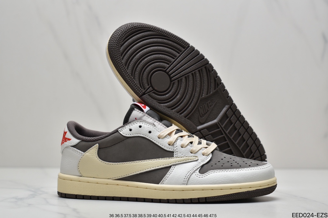 370 Travis Scott x Fragment x Air Jordan 1 Low“Military Blue” 低帮DM7866