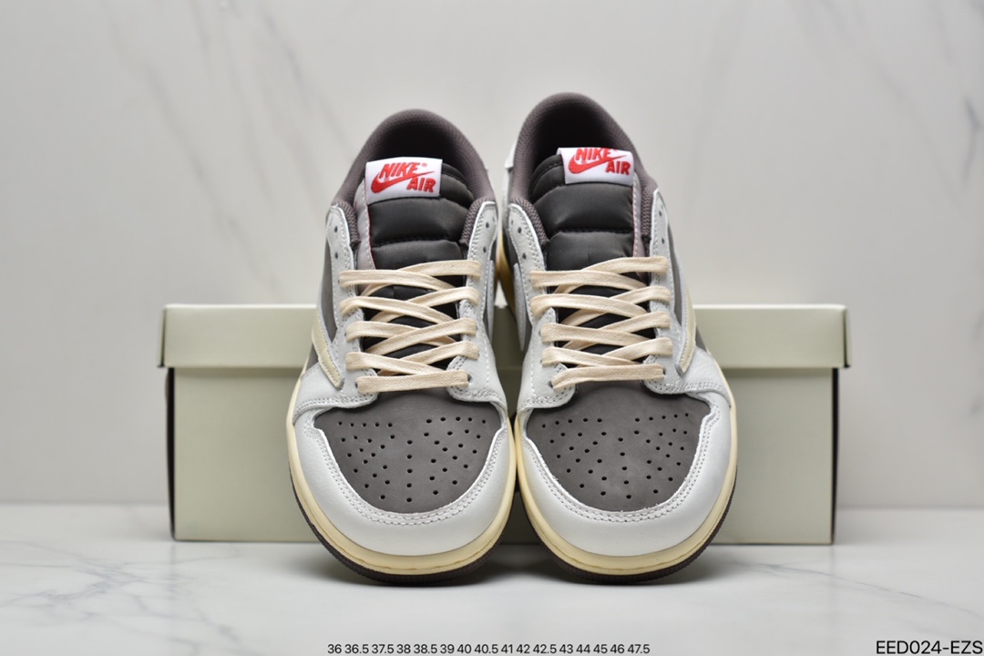 370 Travis Scott x Fragment x Air Jordan 1 Low“Military Blue” 低帮DM7866