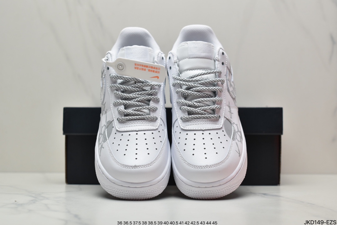 160 耐克Nike Air Force 1 Low  空军一号低帮百搭休闲运动板鞋GW2288-111