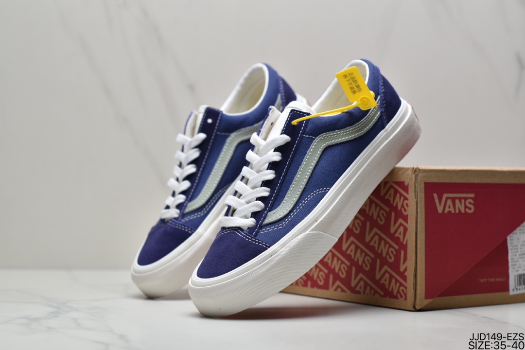 130 硫化工艺经典高端支线生产系列 万斯 Vans style36低帮系带休闲运动板鞋