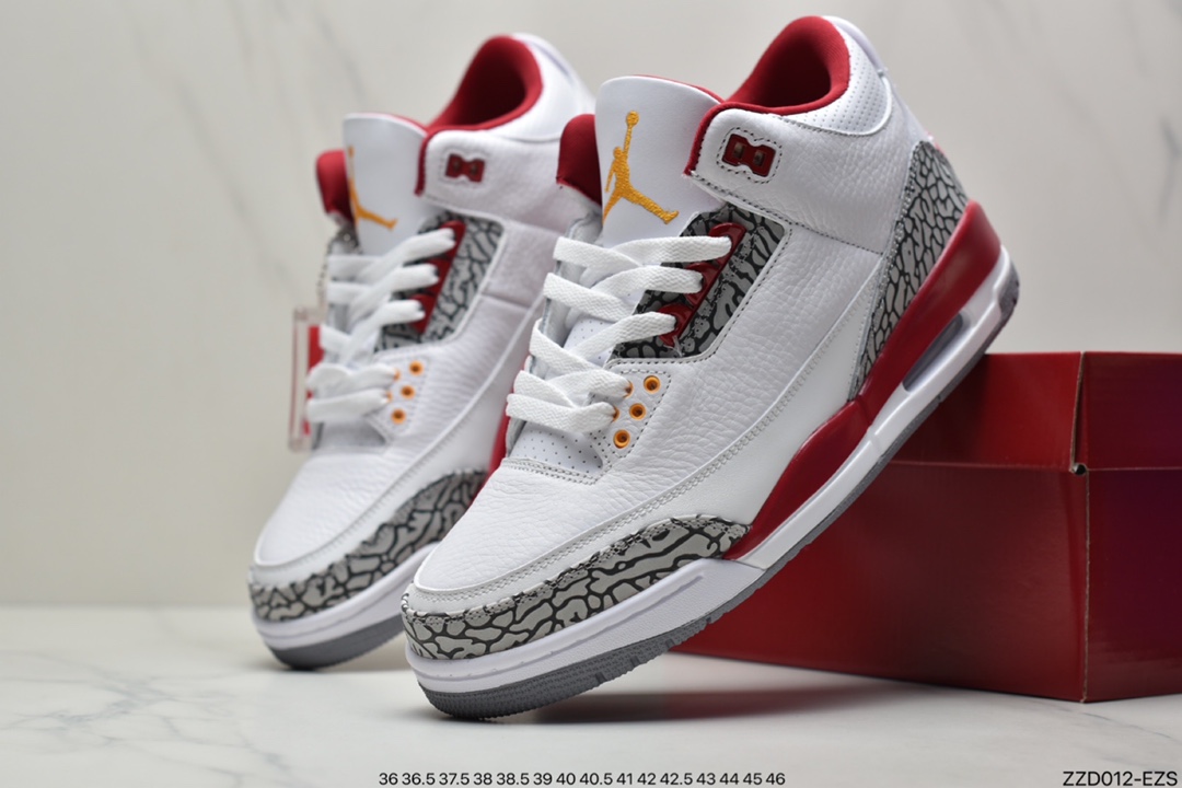 250 耐克Nike Air Jordan 3 Retro”Desert Cement”迈克尔·乔丹AJ3代中帮复古休闲运动文化篮球鞋CT8532-126