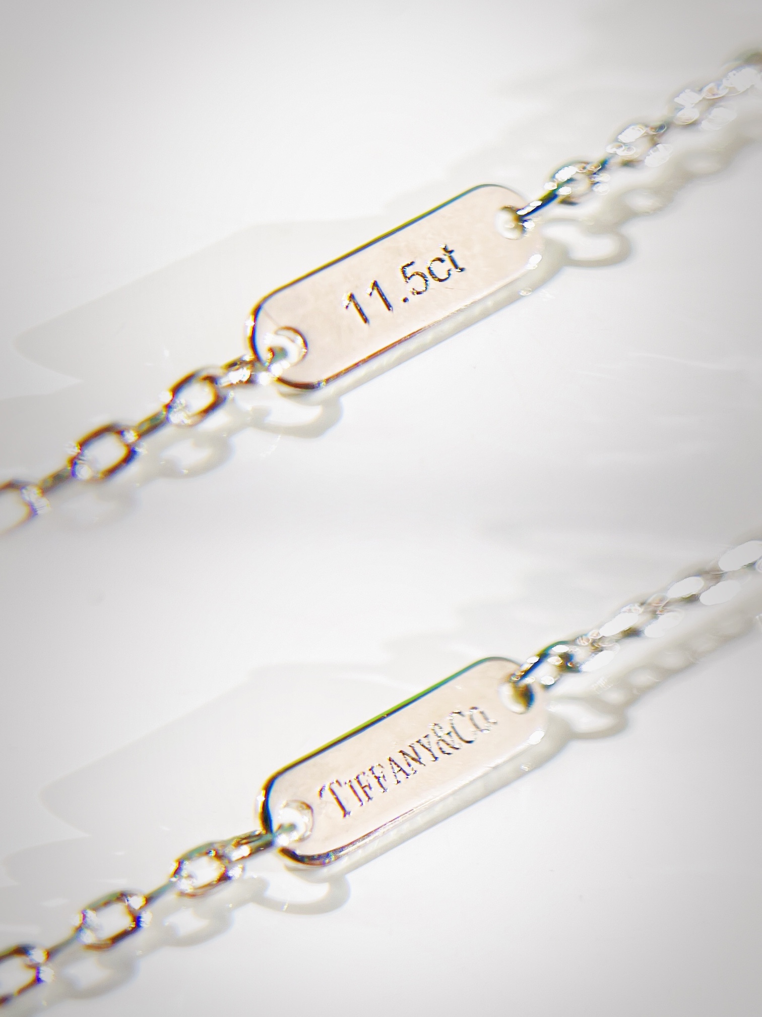 新款☑️TIFFANY&Co.蒂芙尼方形项链