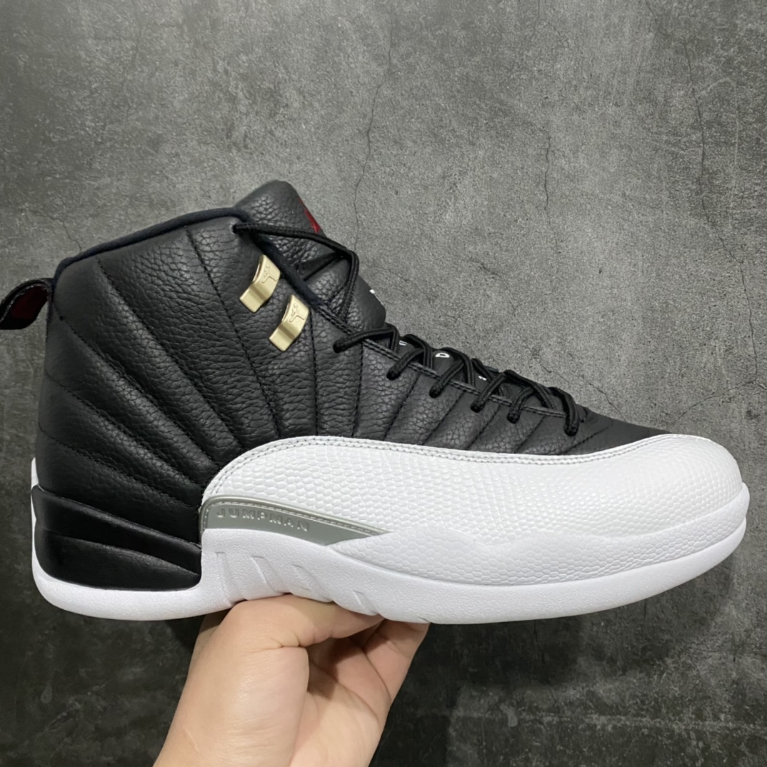 全新批次Air Jordan AJ12季后赛 黑白银扣 同源公司货原材 真碳板匠心完美打造 尺码: 40-47.5 型号: CT8013-006-选品中心