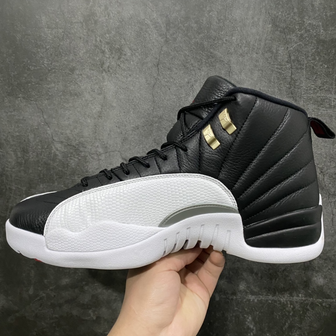 图片[2]-全新批次Air Jordan AJ12季后赛 黑白银扣 同源公司货原材 真碳板匠心完美打造 尺码： 40-47.5 型号： CT8013-006-选品中心
