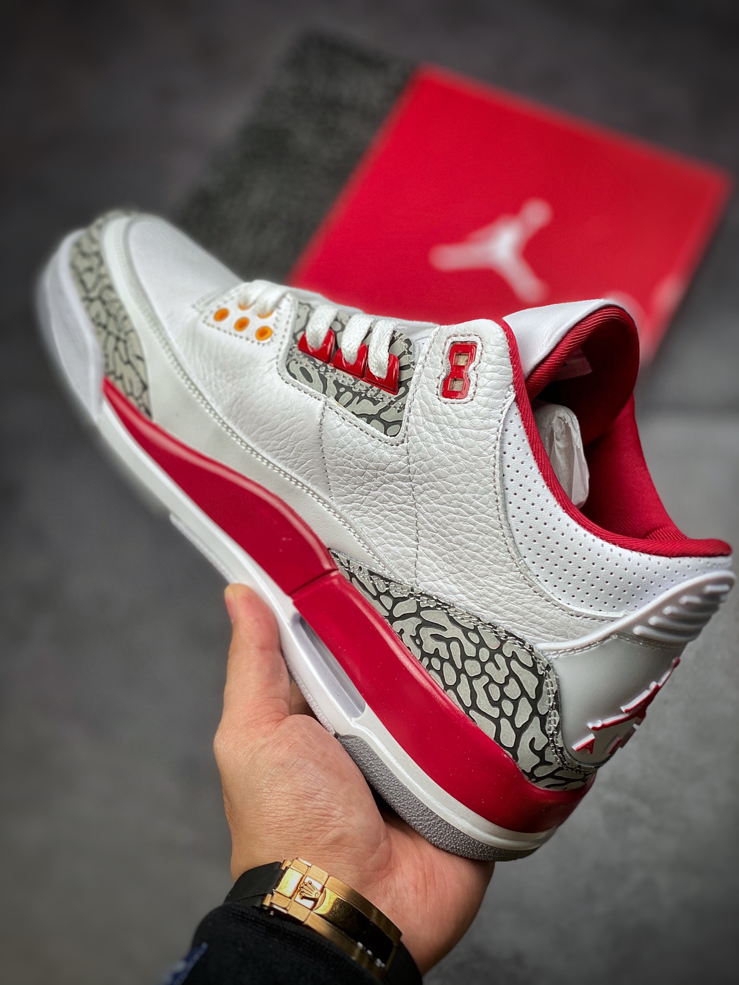 240  Air Jordan 3 Retro ”Cardinal Red” 白酒红红雀配色CT8532-126