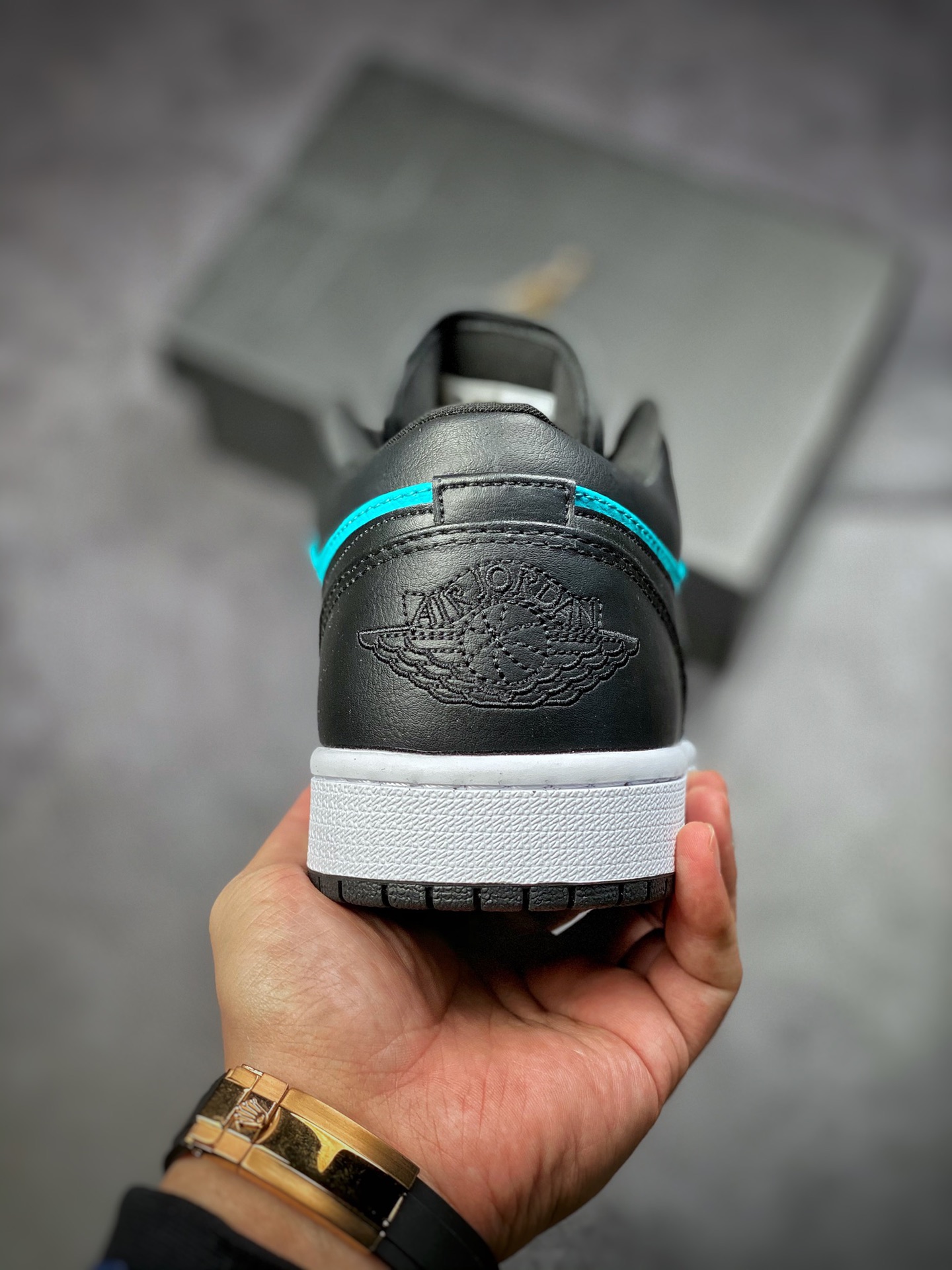 200  Air Jordan 1 Low 黑蓝 AJ1乔1低帮休闲板鞋 553558-026