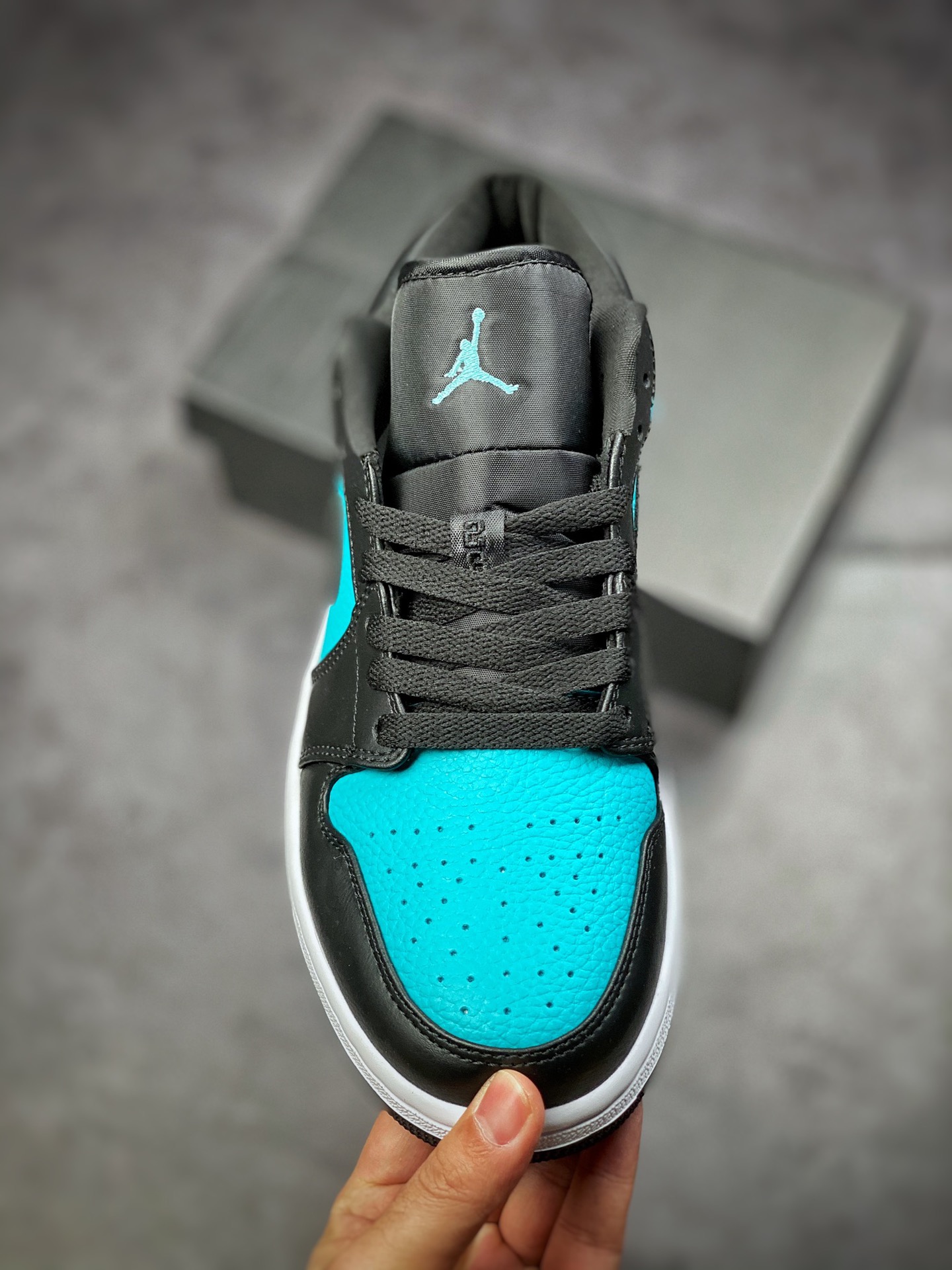 200  Air Jordan 1 Low 黑蓝 AJ1乔1低帮休闲板鞋 553558-026