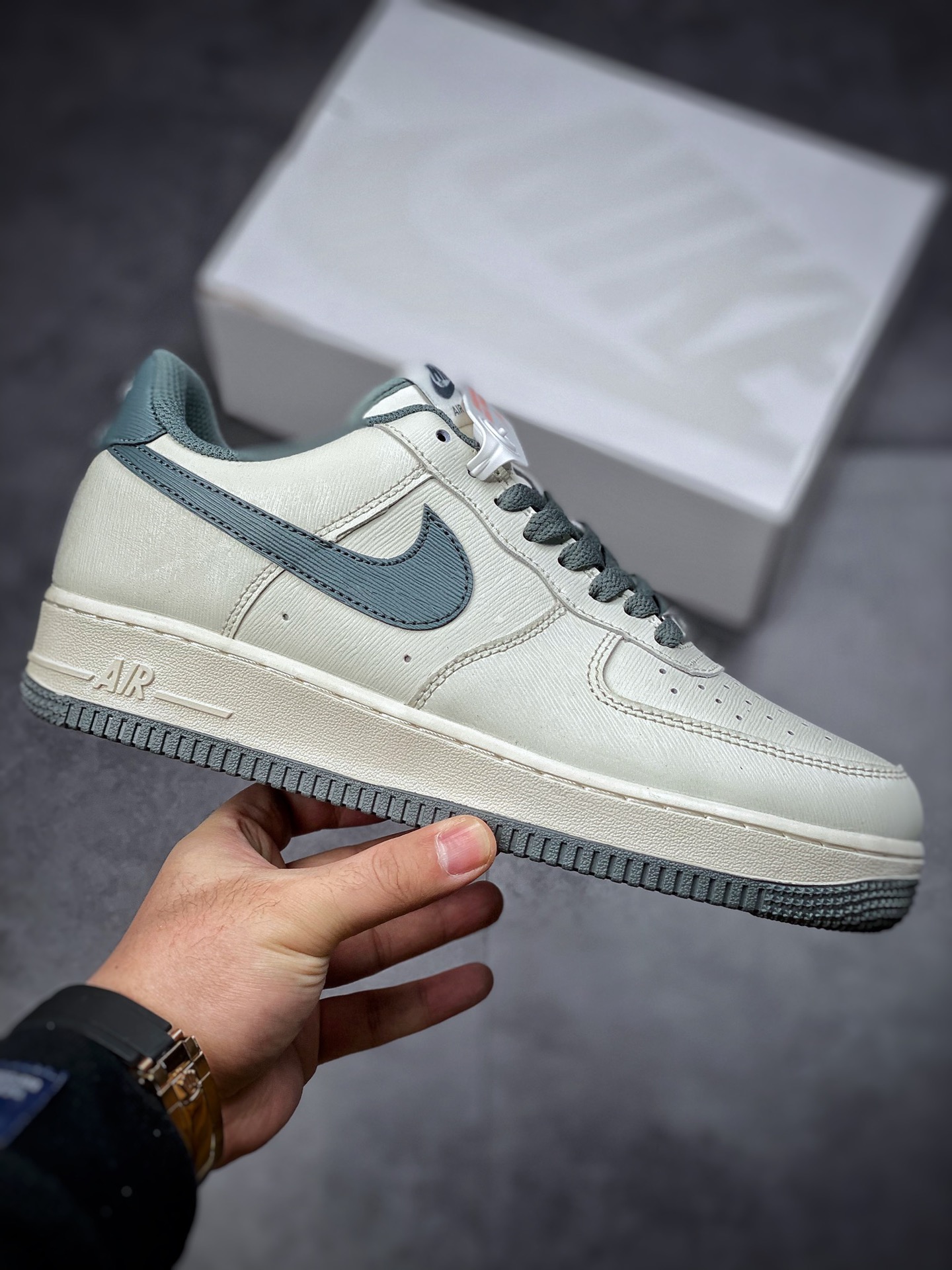 220  Nike Air Force 1 Low 07 米深绿 原楦头原纸板 MK6369-566