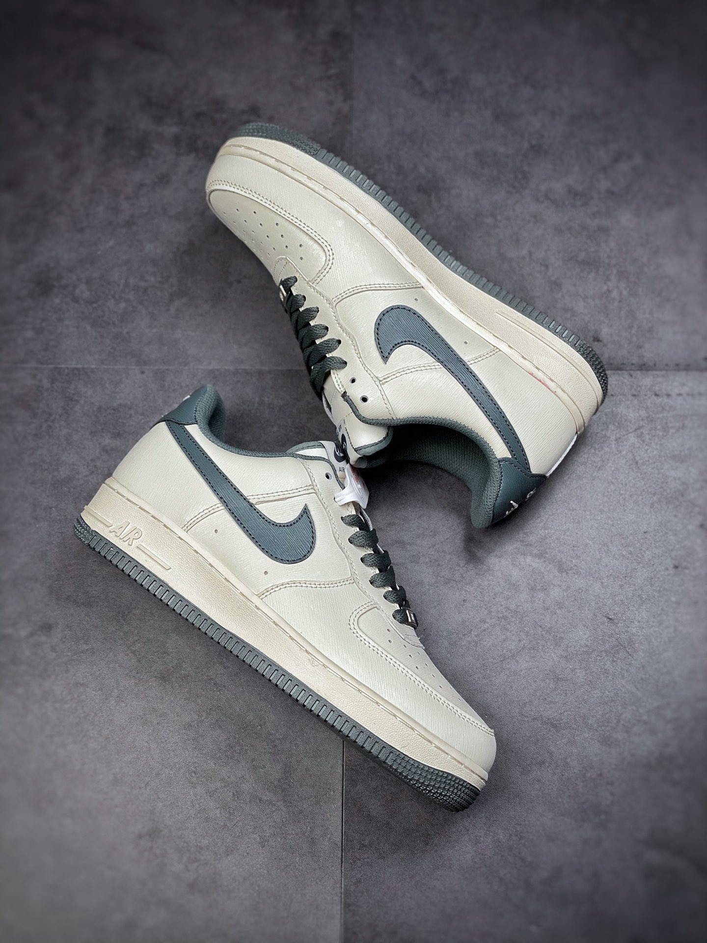 220  Nike Air Force 1 Low 07 米深绿 原楦头原纸板 MK6369-566