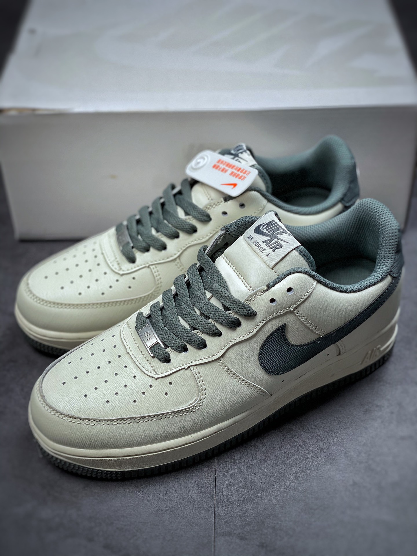 220  Nike Air Force 1 Low 07 米深绿 原楦头原纸板 MK6369-566