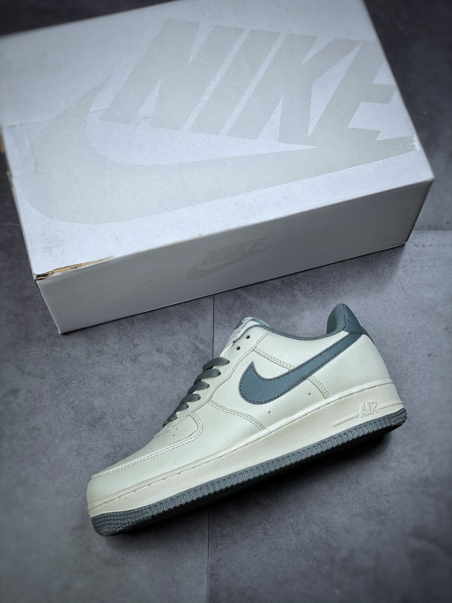 220  Nike Air Force 1 Low 07 米深绿 原楦头原纸板 MK6369-566