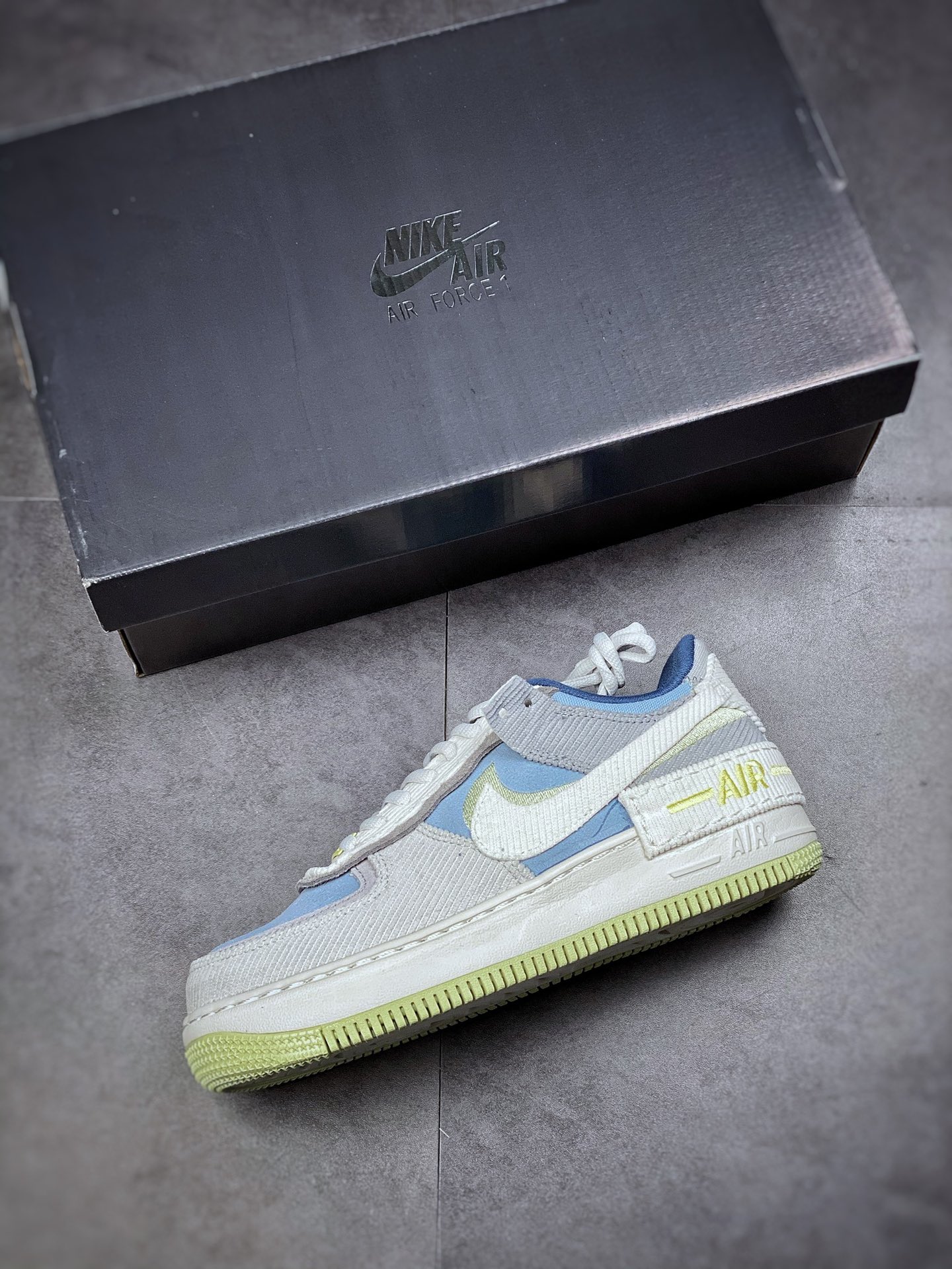 180  Nike Air Force 1 ShaDow 灯芯绒马卡龙 DQ5075-411