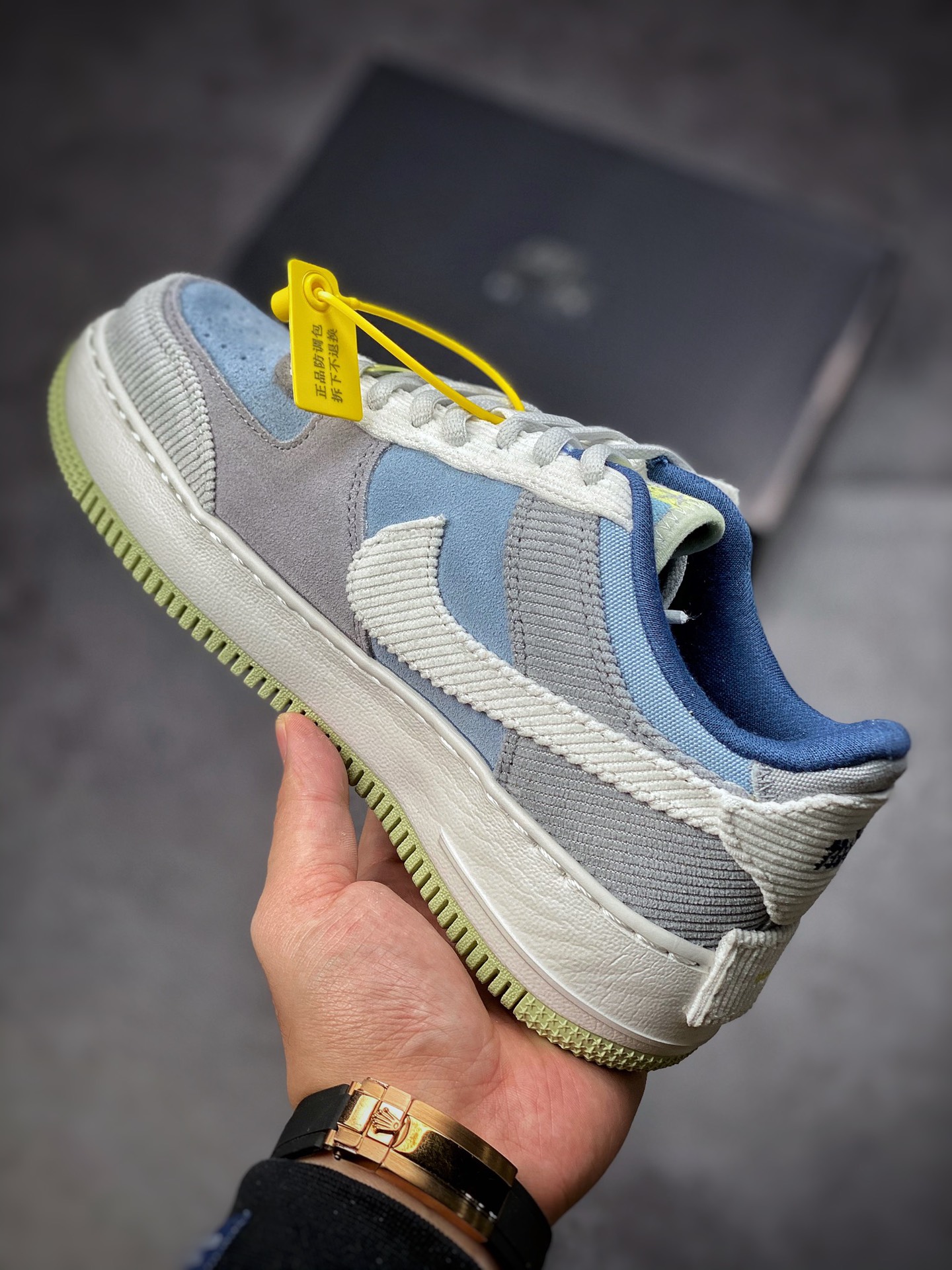 180  Nike Air Force 1 ShaDow 灯芯绒马卡龙 DQ5075-411