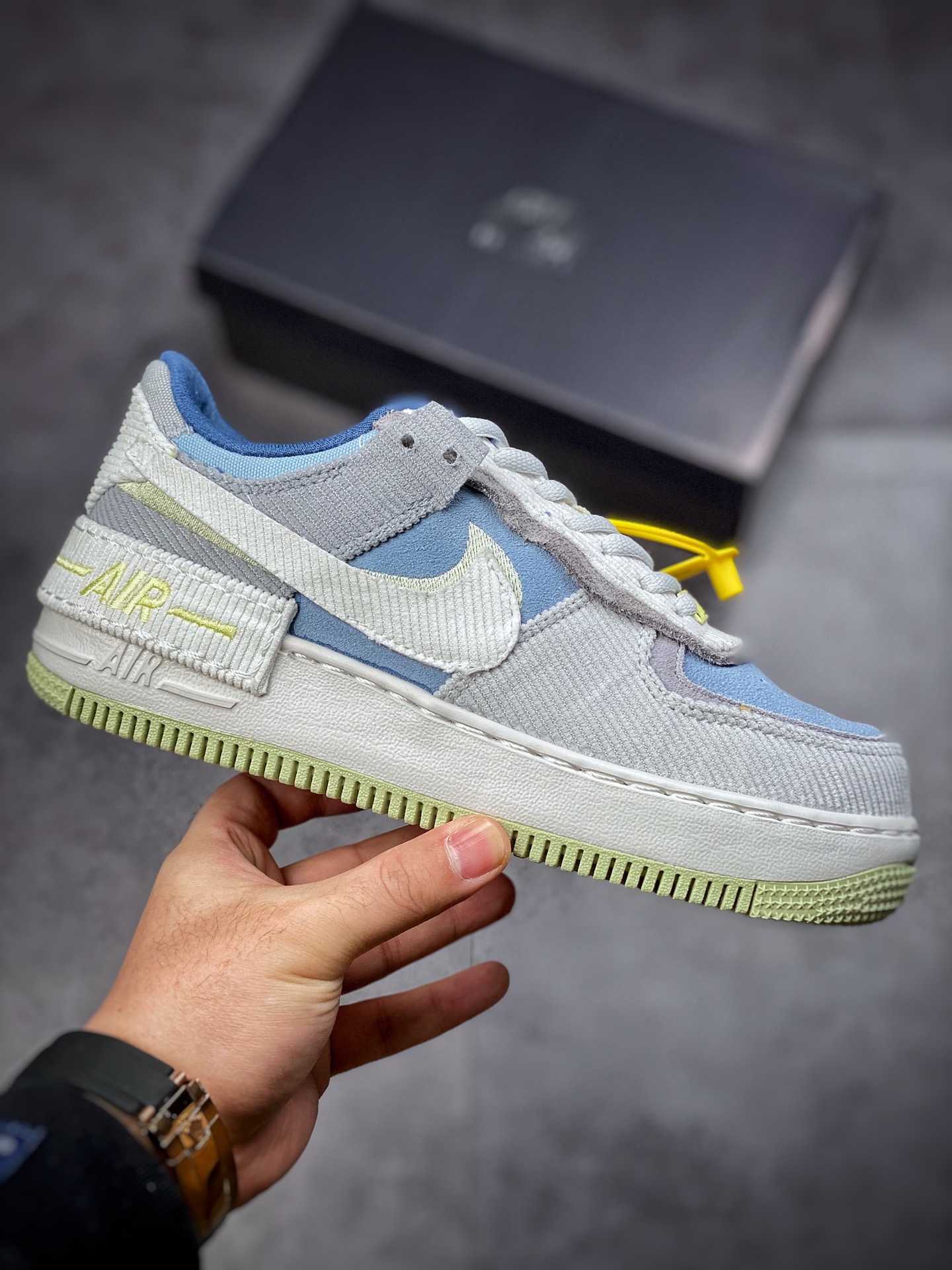 180  Nike Air Force 1 ShaDow 灯芯绒马卡龙 DQ5075-411
