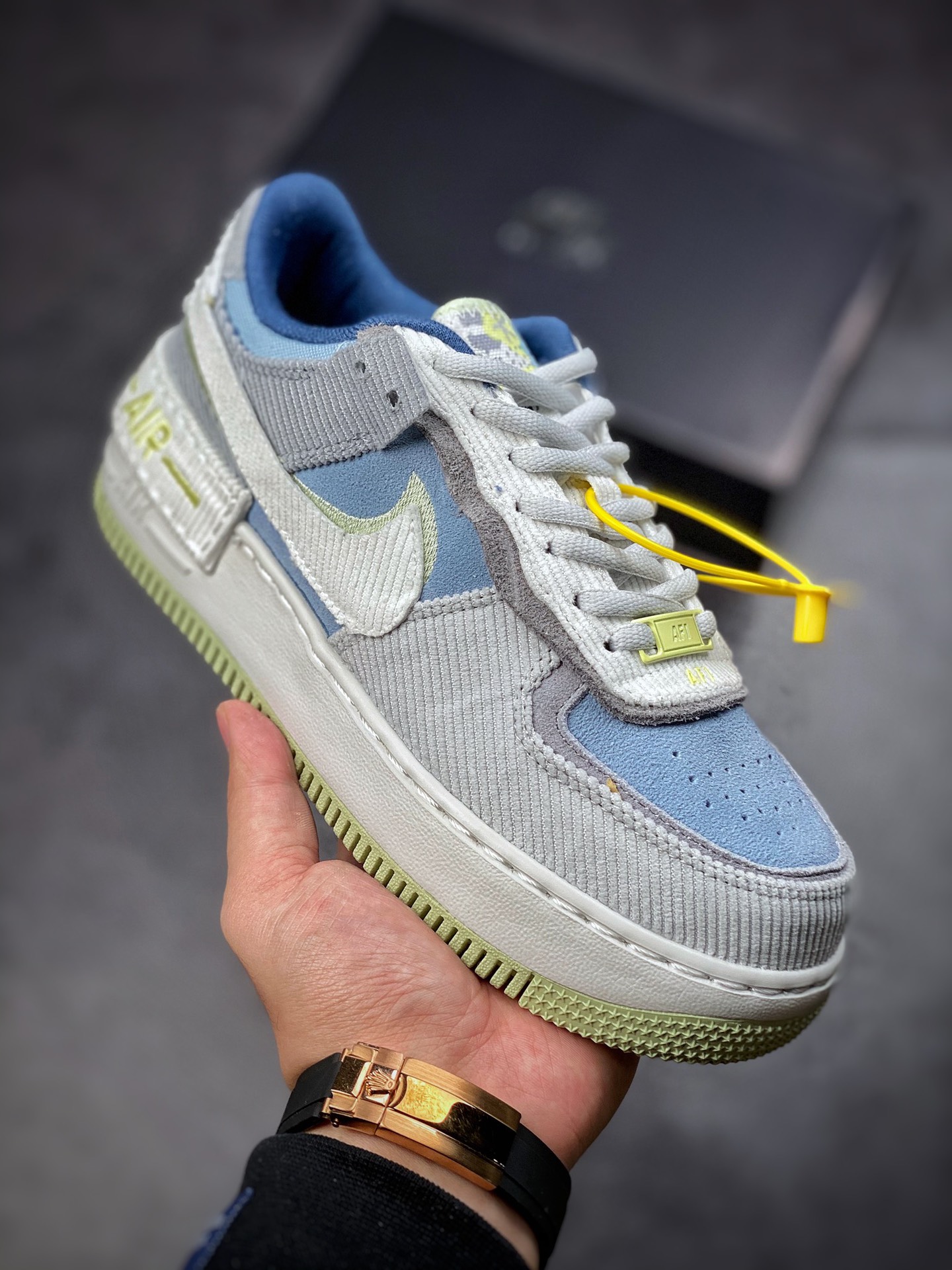 180  Nike Air Force 1 ShaDow 灯芯绒马卡龙 DQ5075-411