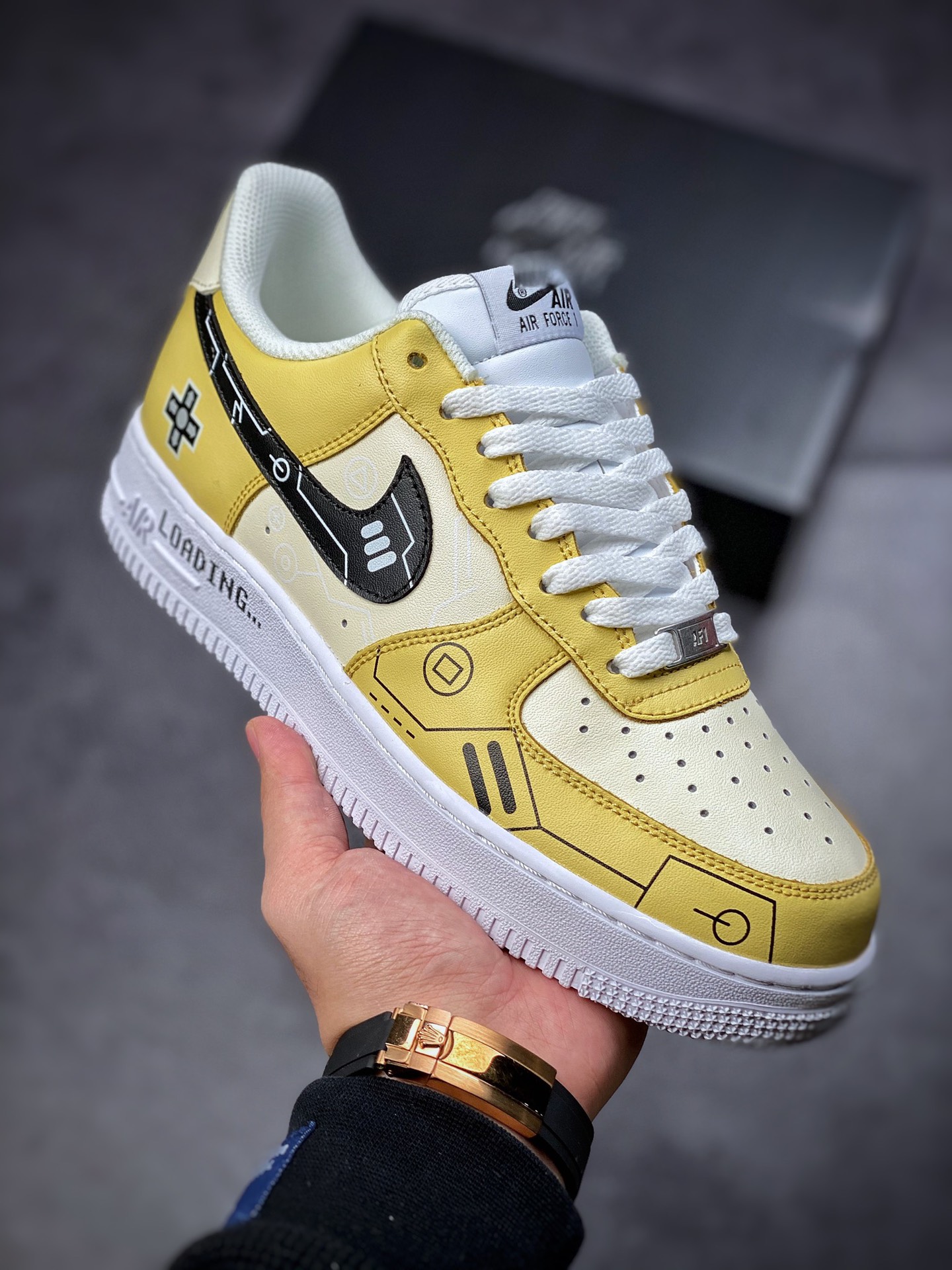260  Nike Air Force 1 Low 07 电玩黑白黄CW2288-113