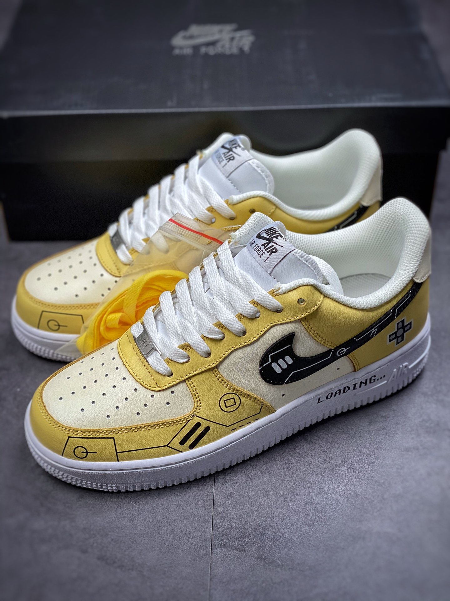 260  Nike Air Force 1 Low 07 电玩黑白黄CW2288-113