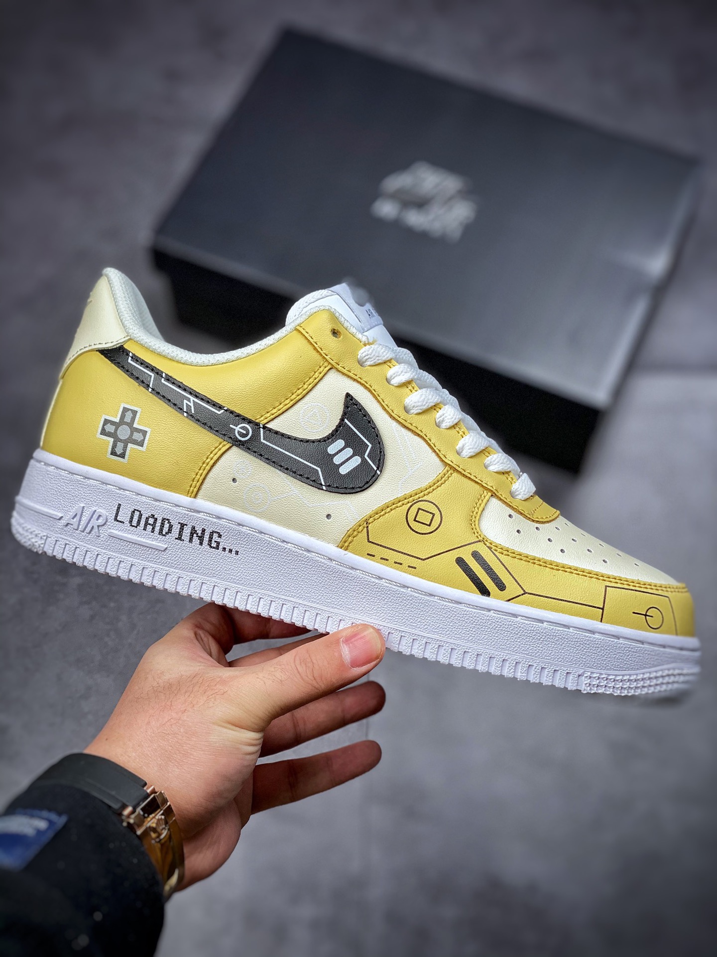 260  Nike Air Force 1 Low 07 电玩黑白黄CW2288-113
