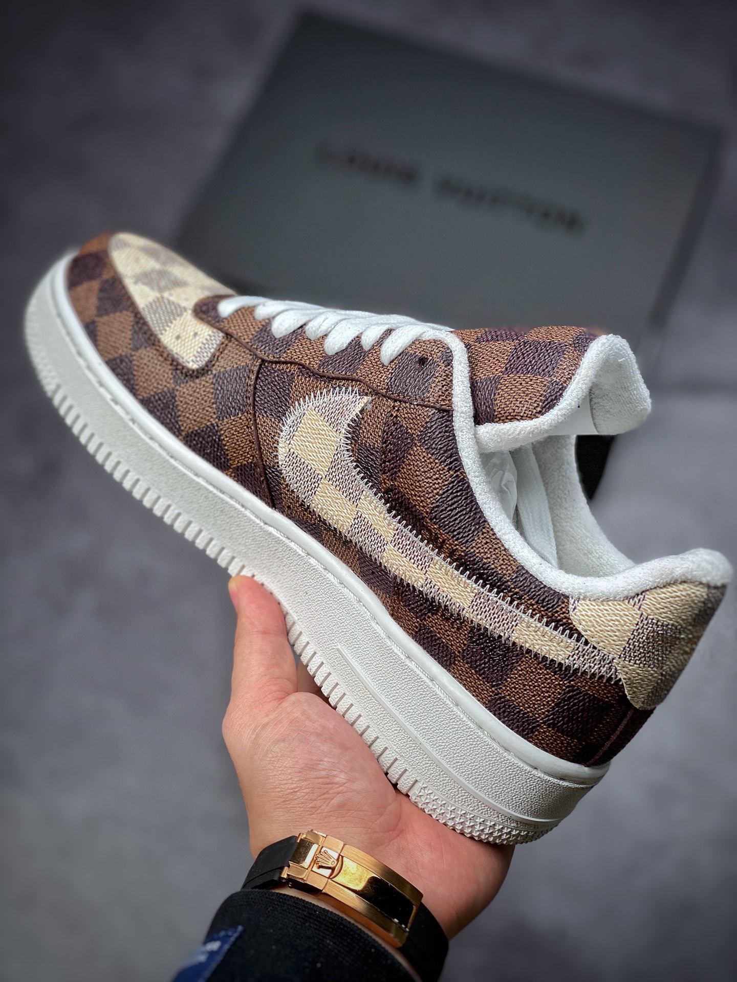 450  2022新品超奢联名  路易威登 LV×Nike Air Force 1 Low 07