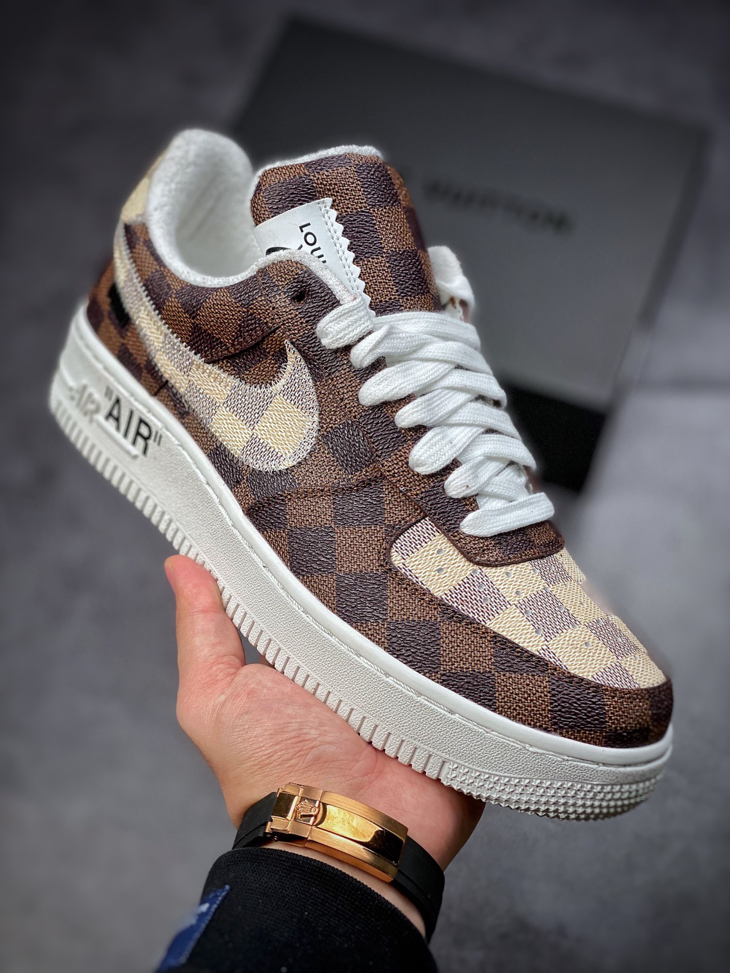 450  2022新品超奢联名  路易威登 LV×Nike Air Force 1 Low 07