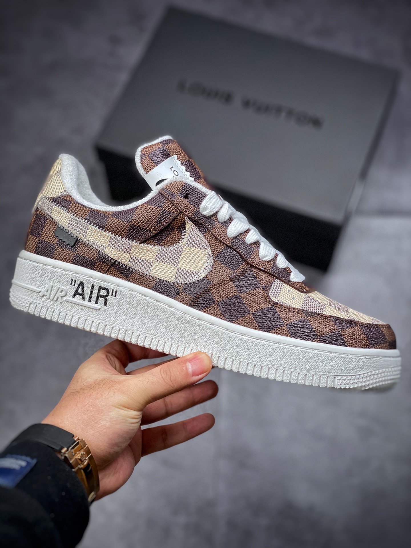 450  2022新品超奢联名  路易威登 LV×Nike Air Force 1 Low 07
