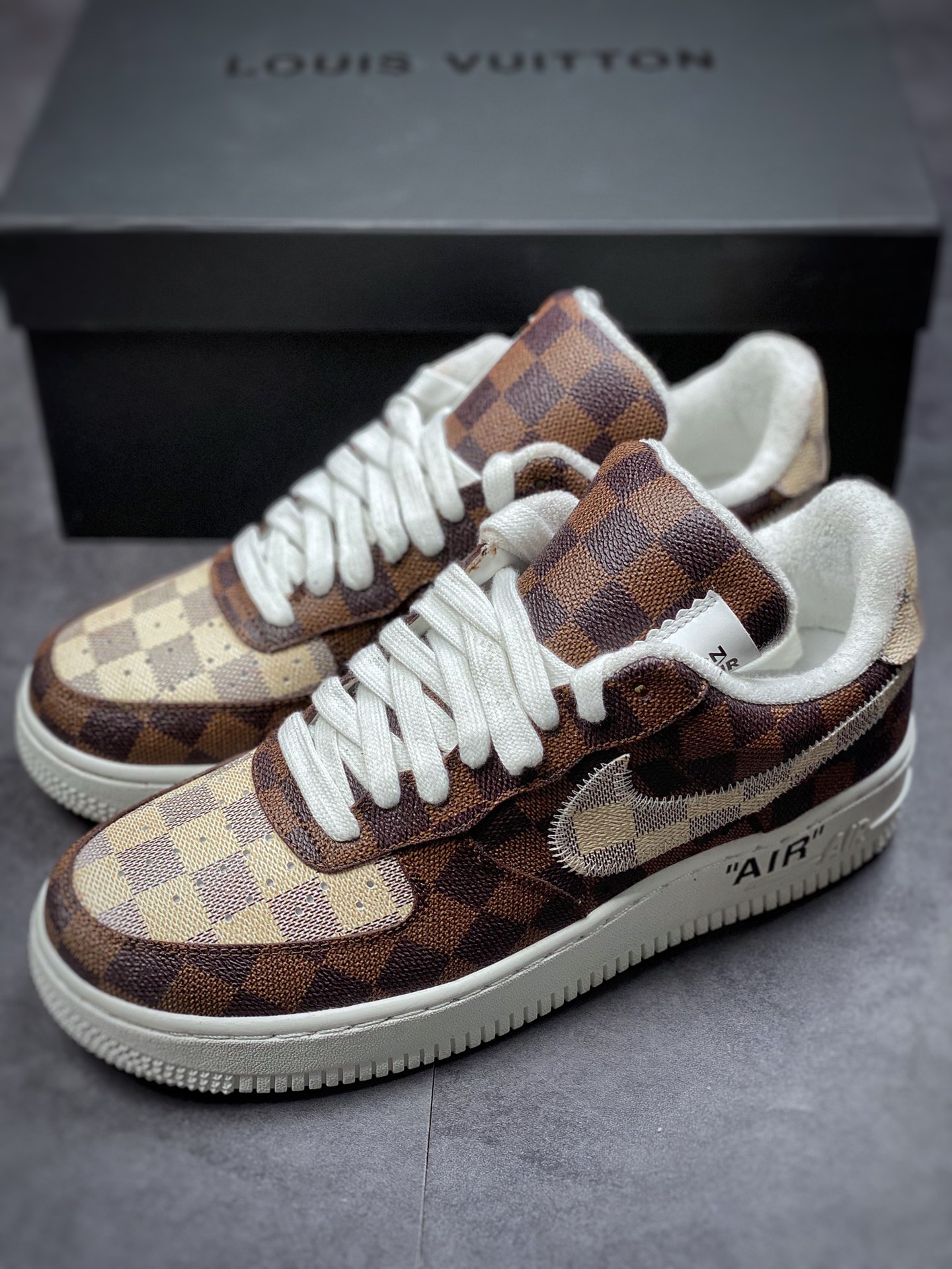 450  2022新品超奢联名  路易威登 LV×Nike Air Force 1 Low 07
