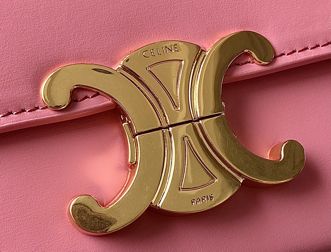 CELINE赛琳凯旋门全皮系列小牛皮肩背包194143