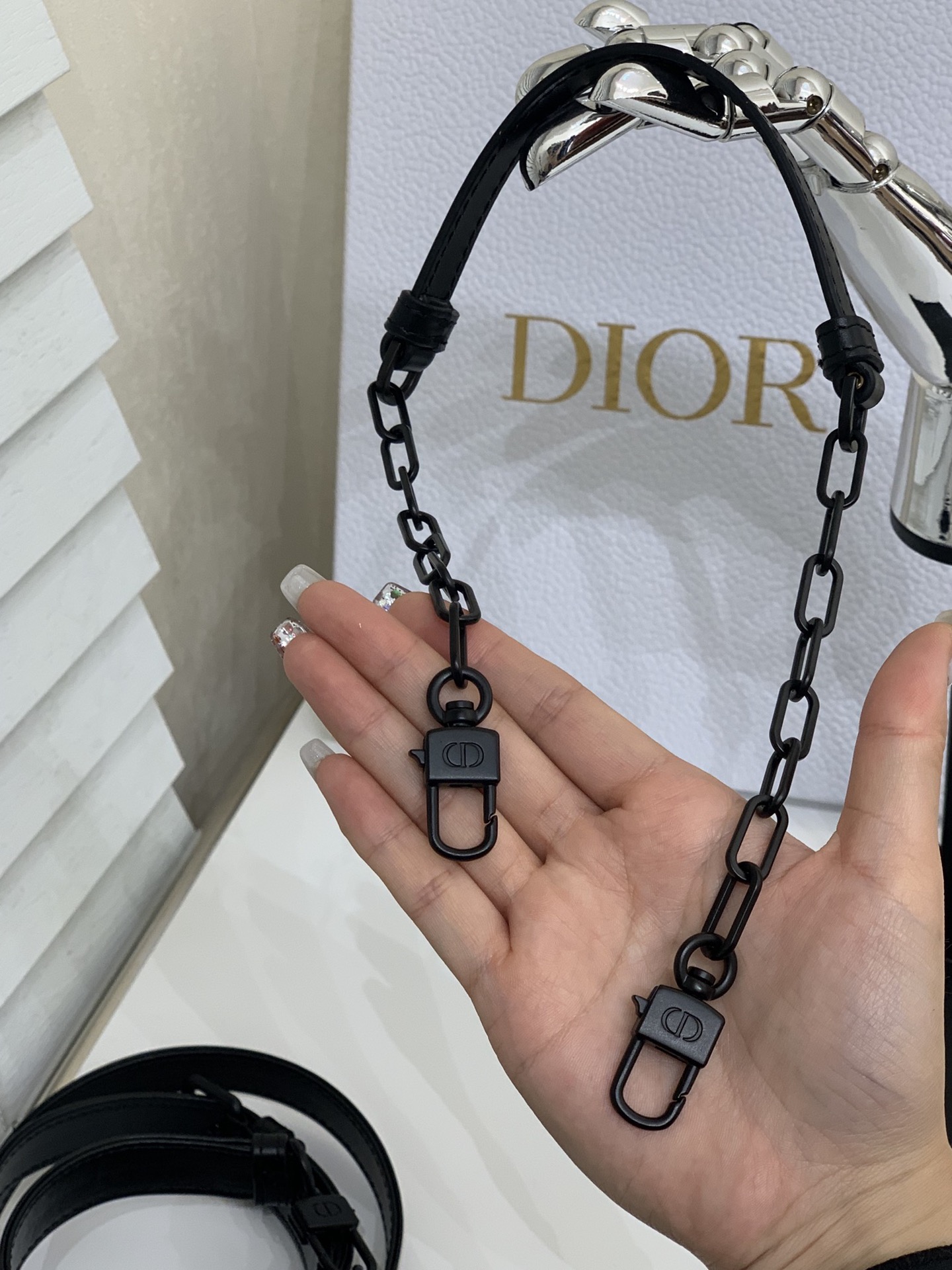 DIOR钻石形状藤格纹Lady D-Joy Bag M0540SNEA_M900