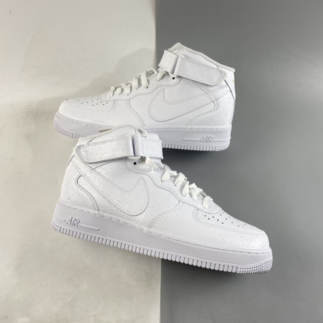 P240  驴牌 x Nike Air Force 1’07 Mid 联名定制款 空军一号中帮休闲板鞋 CQ2319-100