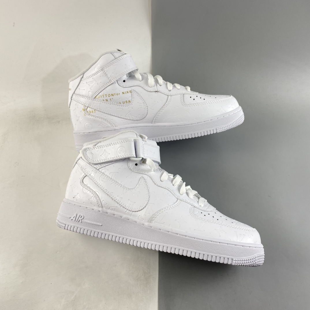 P240  驴牌 x Nike Air Force 1’07 Mid 联名定制款 空军一号中帮休闲板鞋 CQ2319-100