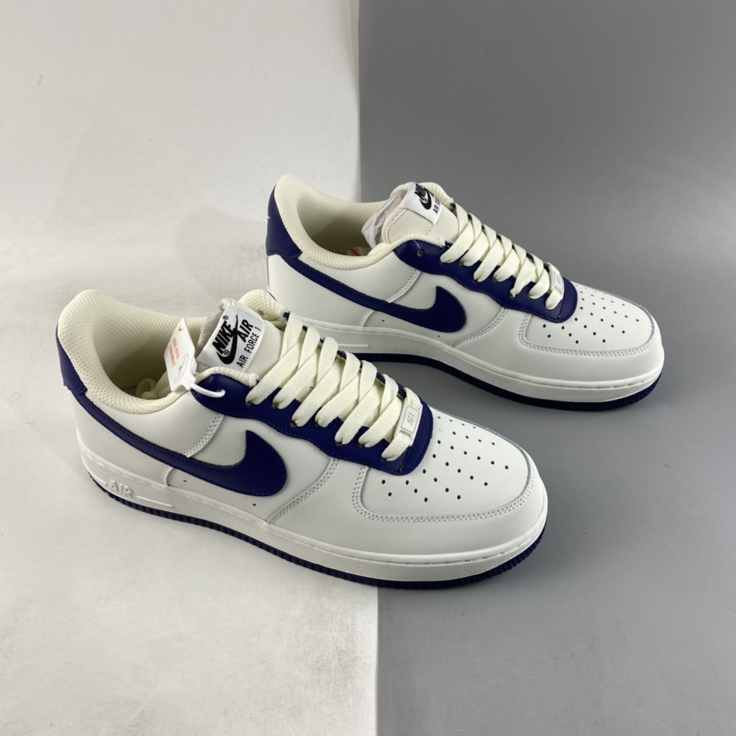 P220 Nike Air Force 1’07 Low 米蓝拼接 空军一号低帮休闲板鞋 AL2236-106