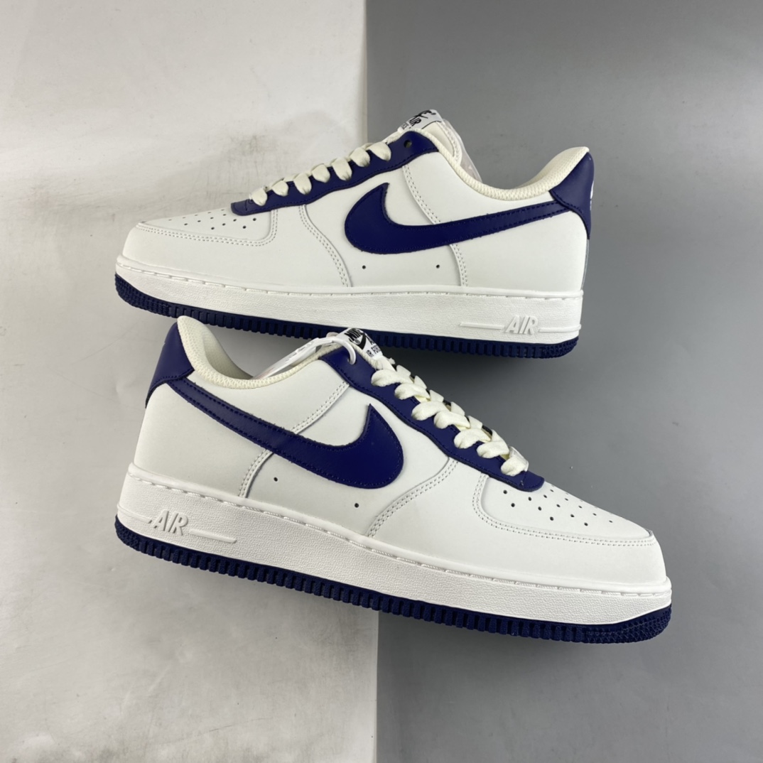 P220 Nike Air Force 1’07 Low 米蓝拼接 空军一号低帮休闲板鞋 AL2236-106