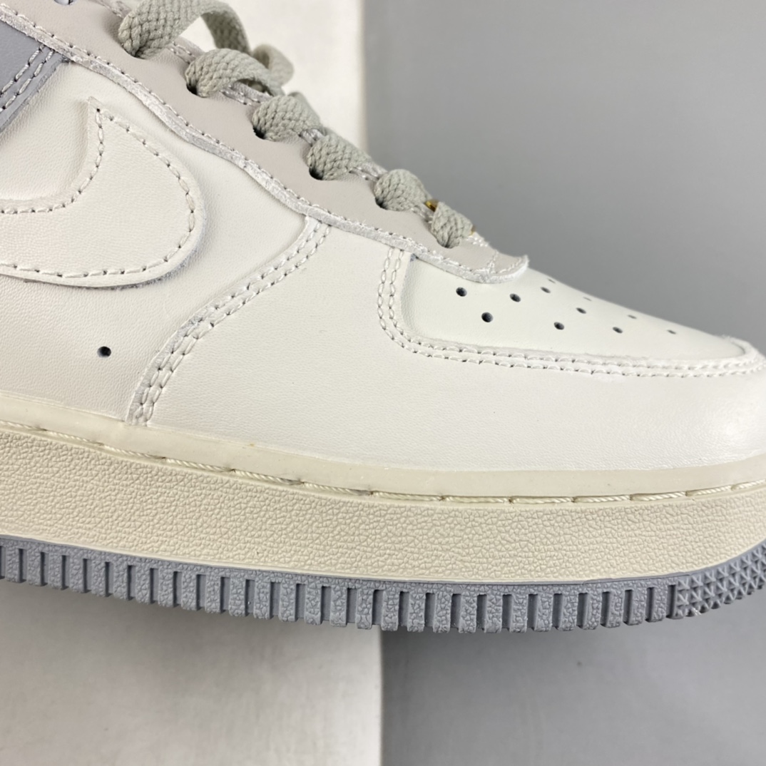 P220  Nike Air Force 1’07 Low 灰白棕色 空军一号低帮运动休闲板鞋 CW2288-702