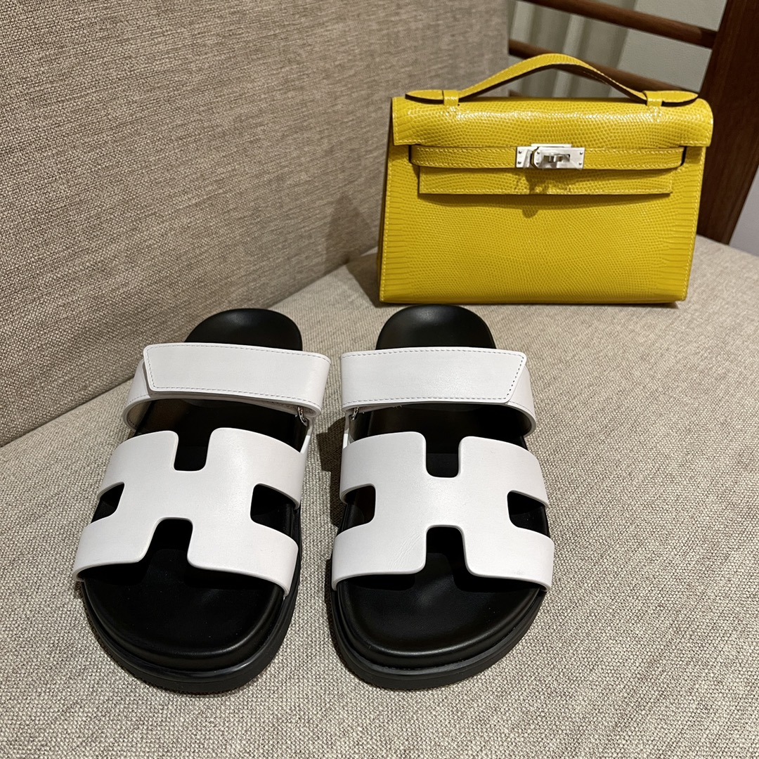 Buy Sell
 Hermes Shoes Sandals White Summer Collection Fashion Casual