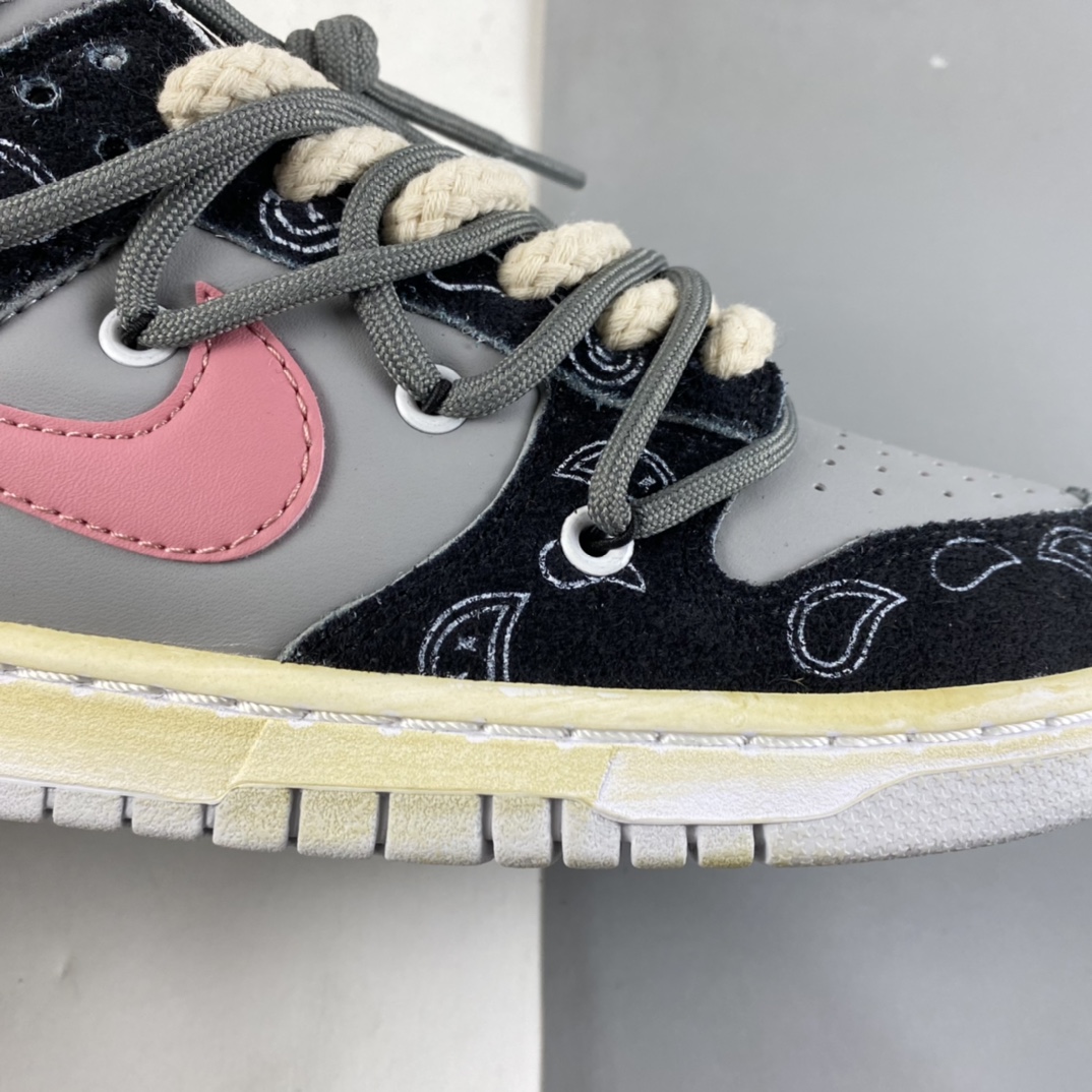 P380  Nike SB Dunk Low Prm SB ”Cashew Nut Flower” 腰果花元素 SB扣碎篮板板鞋 DH7913-001