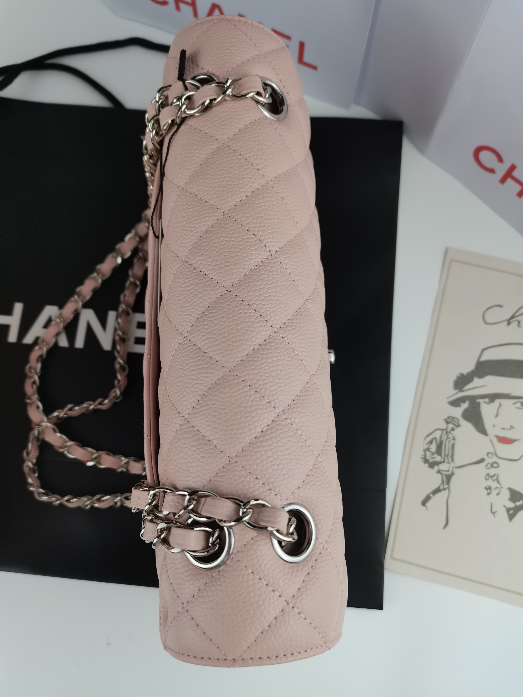 顶级货_厂跑量价高端定制品Chane1ClassicBag01112演绎了Chane1的经典高雅简约精美